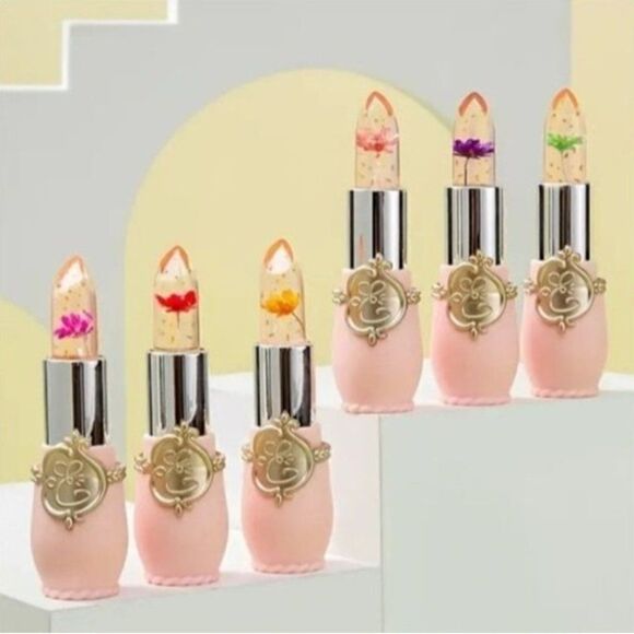🆕️Jelly Crystal Lipstick Temperature Change Flower Lipstick - Picture 2 of 8
